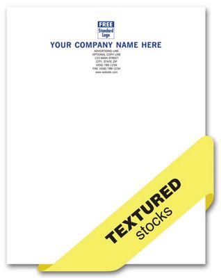 Preferred Letterhead, 1 or 2 ink colors, textured stocks LH600