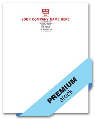 Premier Letterhead, 1 or 2 ink colors, Crane stocks LH700