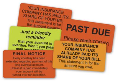 Past Due Notice - Billing Insurance Labels 