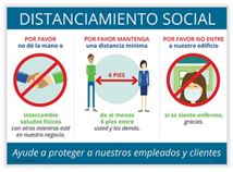 Social Distancing - Poster (Spanish)