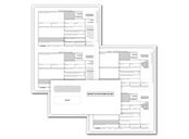 1099 NEC Z Printed Packaged 3-Part 2-Up Forms - 50 sheets/pk