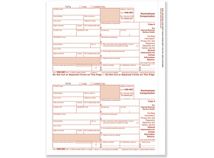 1099 NEC Federal Copy A Cut Sheet - 500 Sheets/pk
