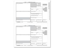 Bulk 1099 NEC Payer & State Copy Cut Sheet - 500 Sheets/pk