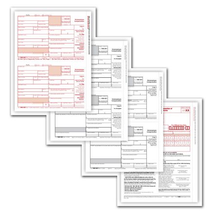 1099 NEC Package Set - 3 Part - 50 sets/pk