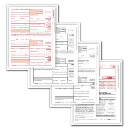1099 NEC Packaged Set - 5 Part - 50 sets/pk