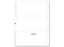 1099 NEC Blank/Backer 11" Z-Fold - Bulk 500 Sheets/pk