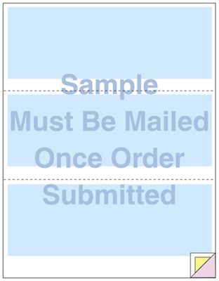 3 up Custom Laser Check Med Security P7097S