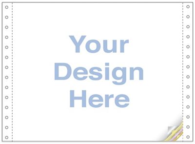 Custom Continuous Form 11 5/8 x 8.5