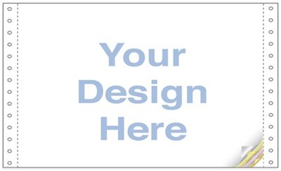 Custom Continuous Form 11 5/8 x 7 P9459
