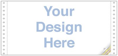 Custom Continuous Form 14 7/8 x 7 P9462