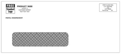 Confidential Window Envelope P9688