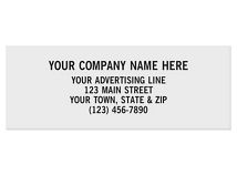Rectangle 2 x 3/4 Paper Label