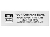 Rectangle 2 3/4 x 7/8 Paper Label