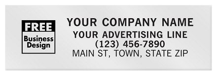 Rectangle 2 3/4 x 7/8 Paper Label