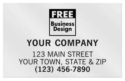 Rectangle 2 x 1 1/4 Paper Label