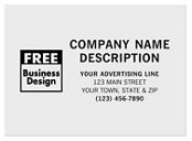 Rectangle 3 7/8 x 2 13/16 Paper Label