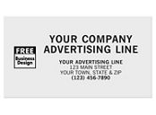Rect-5 x 2 3/4-Paper Label