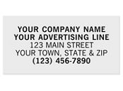 Rectangle 1 1/2 x 3/4 Paper Label