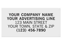 Rectangle 1 1/2 x 3/4 Paper Label