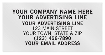 Rectangle 2 x 1 Paper Label PR021