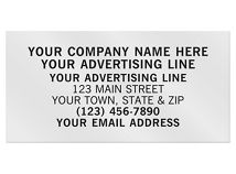 Rectangle 2 x 1 Paper Label
