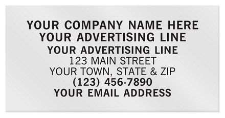 Rectangle 2 x 1 Paper Label