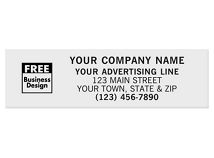 Rect - 3 x 7/8 - Paper Label