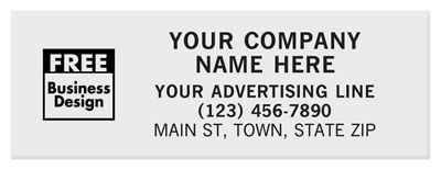 Rectangle 3 1/2 x 1 1/4 Paper Label PR029