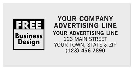Rectangle 3 x 1 1/2 Paper Label