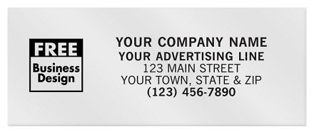 Rect 2 1/2 x 1 Paper Label