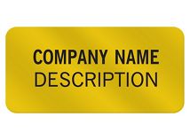 SQ Corner 1 x 1/2 Label