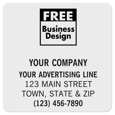 Square Corner 1 x 1 Paper Label PS010