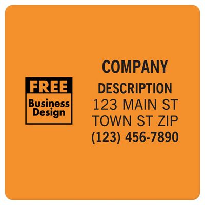 SQ Corner 1 1/2 x 1 1/2 Paper Label PS021