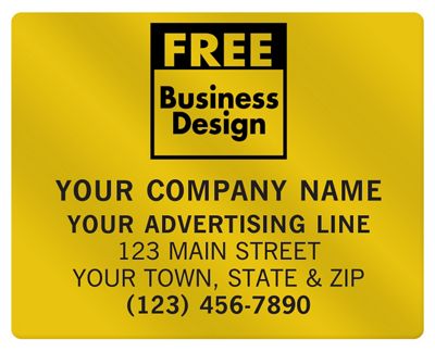 Square Corner 2 1/2 x 2 Paper Label PS024