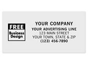 Square Corner 4 x 2 Paper Label