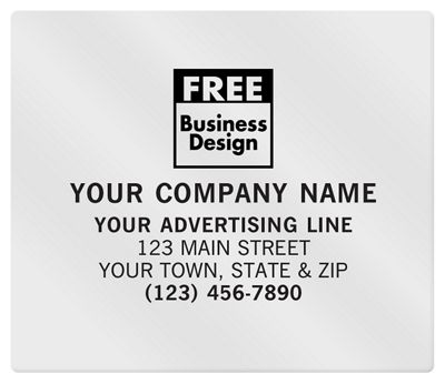 Square Corner 3 1/2 x 3 Paper Label PS040