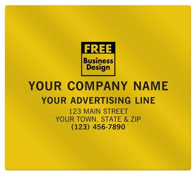 Square Corner 4 1/2 x 4 Paper Label PS051