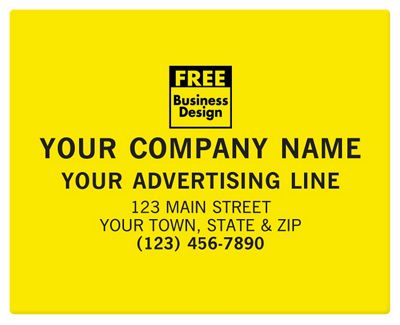 Square Corner 5 x 4 Paper Label PS052