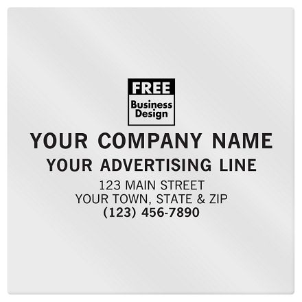Square Corner 5 x 5 Paper Label