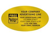 Oval 3 3/4 x 2 Paper Label