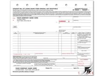 Bills of Lading, Carbon, Small Format