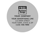Circle 1 3/4 Polyester Label