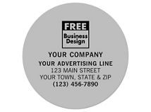 Circle 1 3/4 Polyester Label