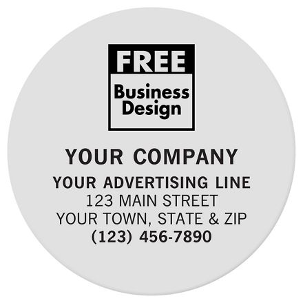 Circle 2 Polyester Label