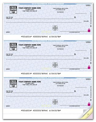 High Security 3 on Page Laser Check - 22 Security Features SDLA104