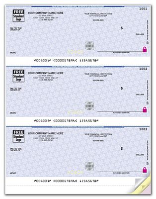 High Security 3 on Page Laser Check - 22 Security Features SDLA105