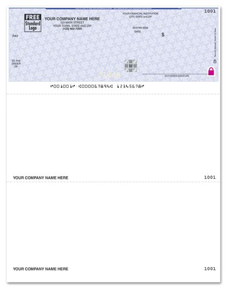 High Security Laser Top Check