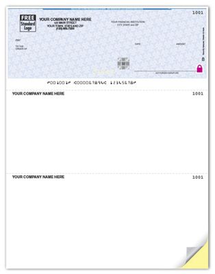 High Security Laser Top Check - 22 Security Features