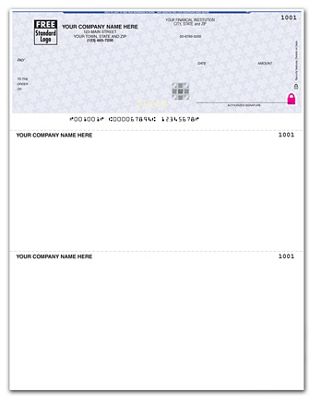 High Security Laser Top Check - 22 Security Features