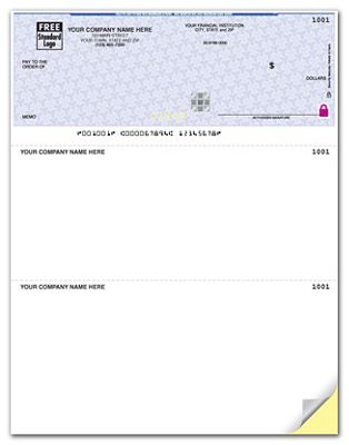 High Security Laser Top Check - 22 Security Features